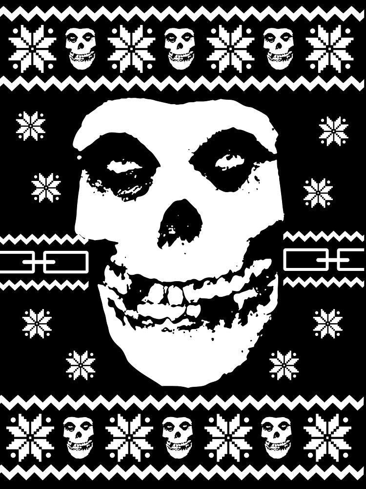 Misfits Christmas Jumper - Crimson Ghost - Punk Shirt