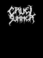 Black Metal Band Logo Cruel Summer Shirt
