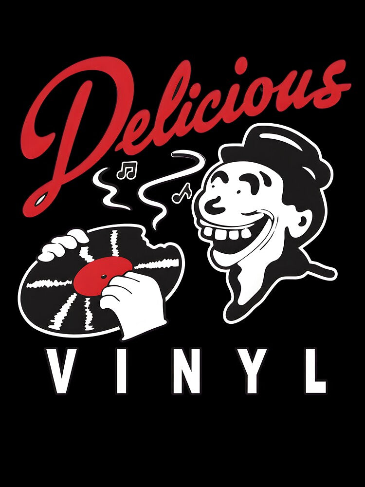Delicious Vinyl Retro Music Cartoon Character Shirt