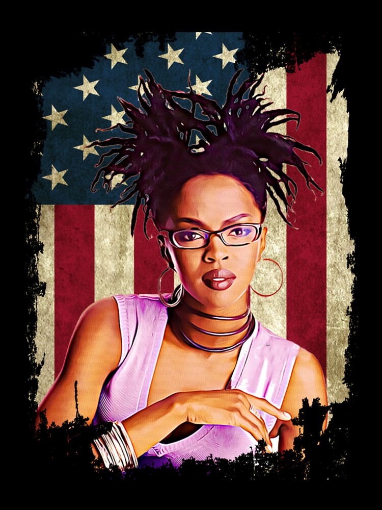 Retro Vintage Lauryn Hills Flag Shirt