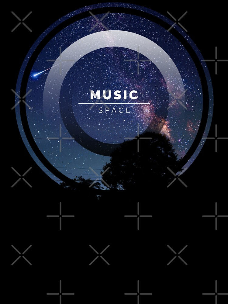 Music Space Vinyl Record Design Shirt