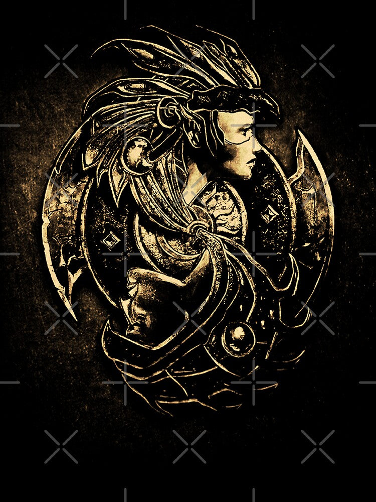 Baldur's Gate Logo Black And Sepia Shirt