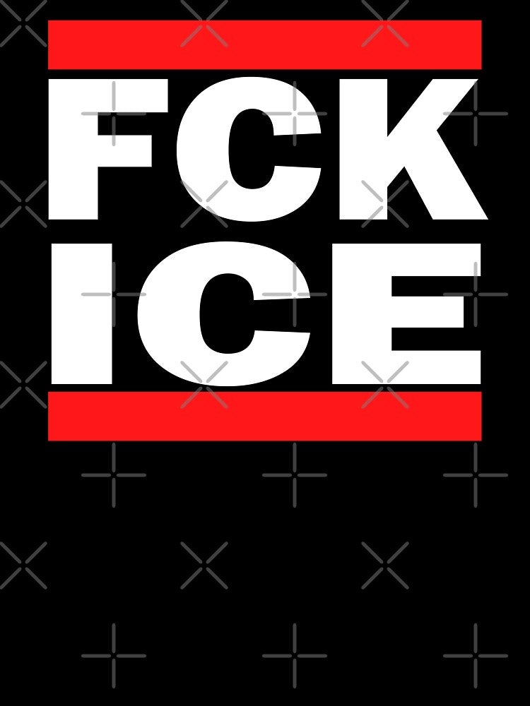 FCK ICE - Run D M C Inspired Hip-Hop Protest Art Vintage Immigration Shirt