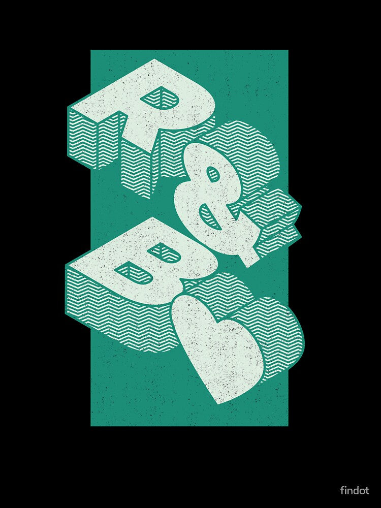 Retro R&B Heart Green Shirt