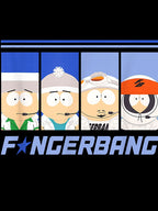South Park Fingerbang Boy Band Album Line Up Shirt
