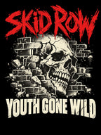 Skid Row Youth Gone Wild Skull Rock Band Art Shirt