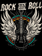 Rock And Roll Guitar Vintage Rock Music Shirt
