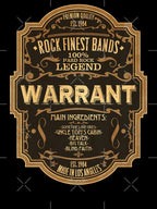 Warrant Rock Finest Bands Shirt