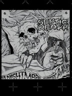 Pushead Septic Death A Nightmare Takes A Nap Skeleton Shirt