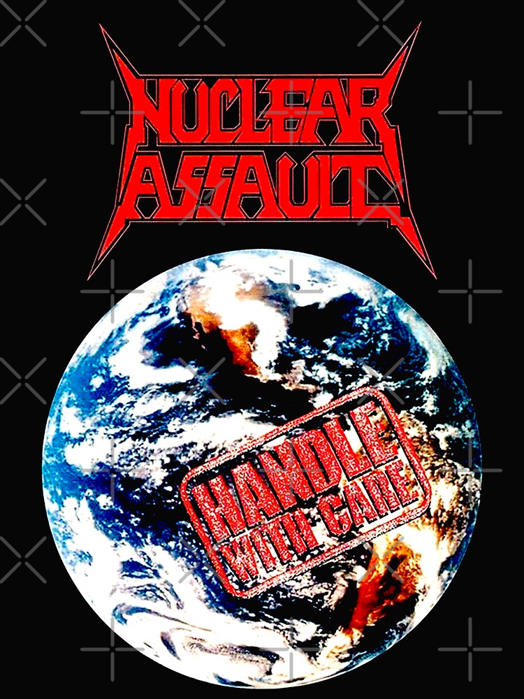Red Typography Crossover Thrash Earth Planet Shirt