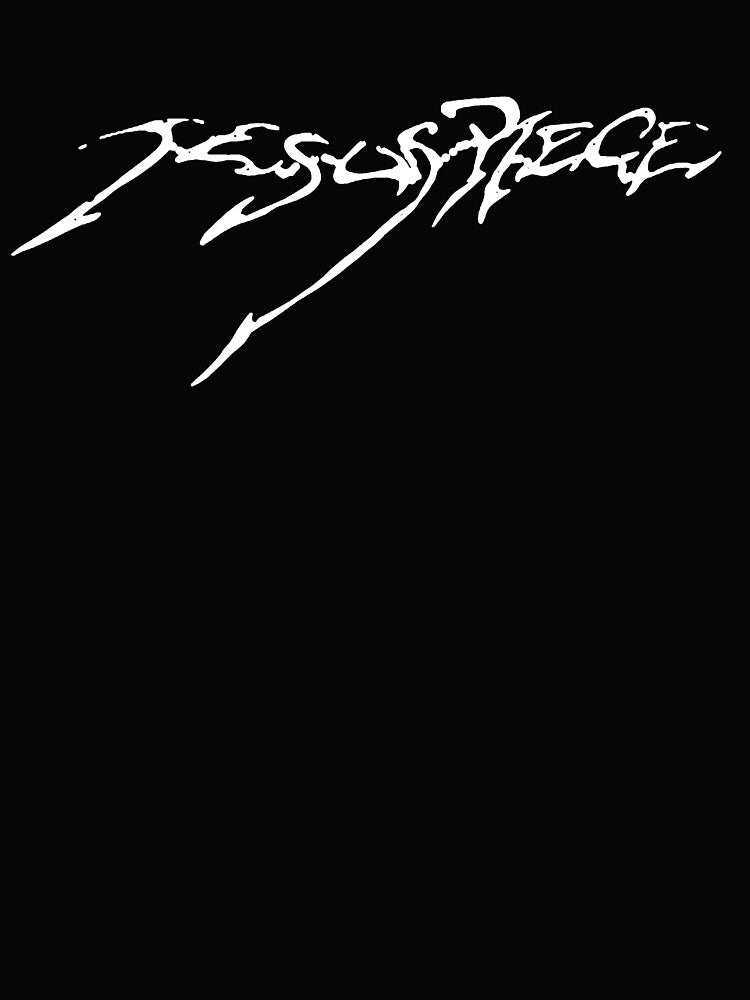 Typography Glow White Metalcore Shirt