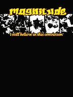 Yellow Typography Death Metal Band Shirt