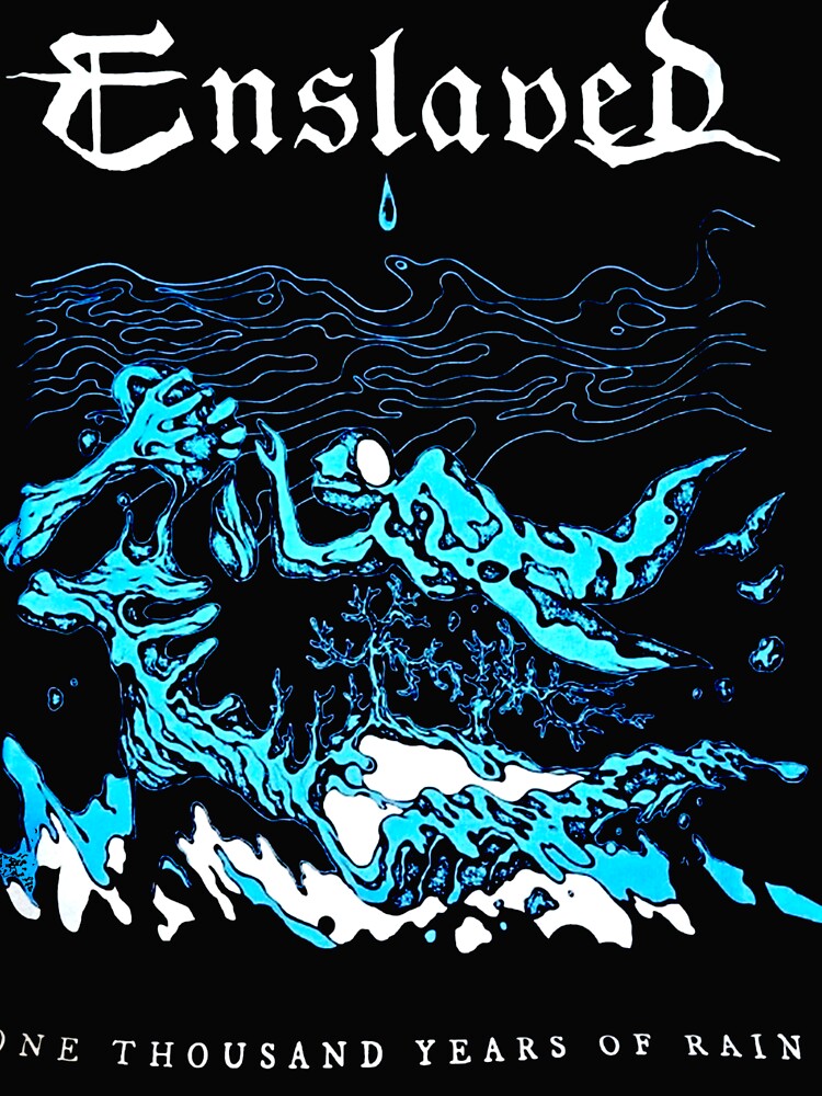 White Typography Viking Metal Band Shirt