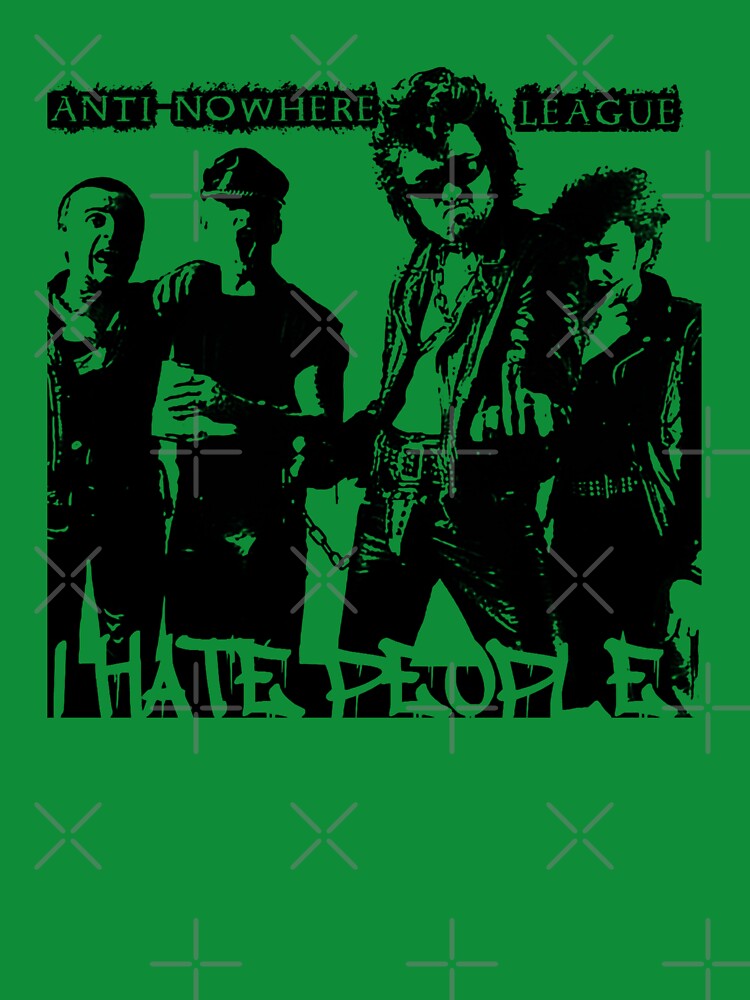 Anti Nowhere League I Hate People 44 For Boys Women Vintage Customize Shirt
