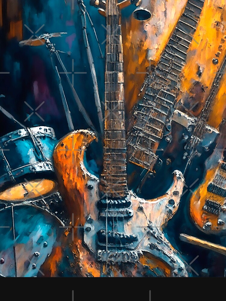 Drums Electric Guitar Shirt