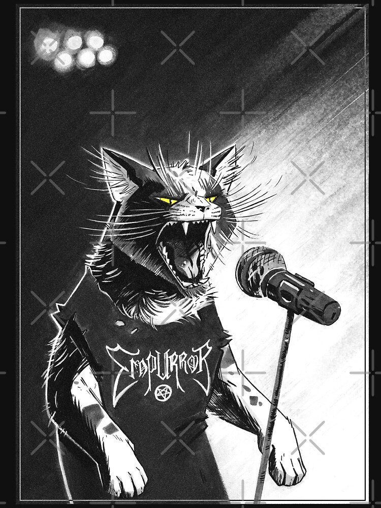 Black Metal Kitty Shirt