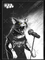Black Metal Kitty Shirt