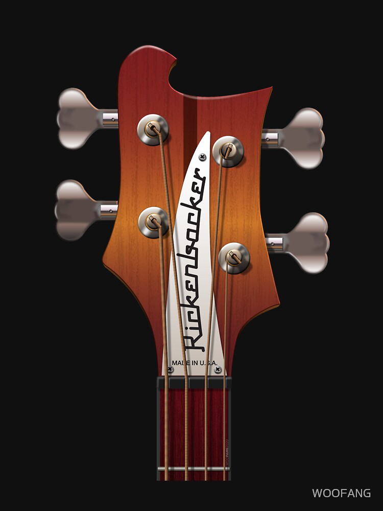 GUITAR HEADSTOCK ART - RICKENBACKER 4003 BASS Shirt