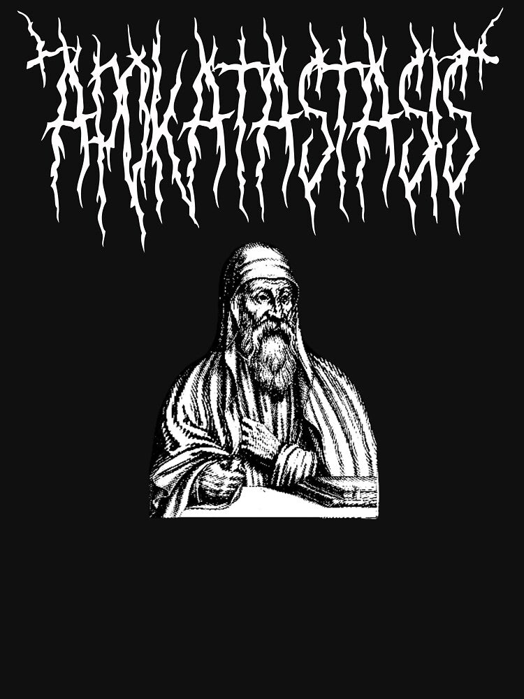 Apokatastasis Origen Of Alexandria Orthodox Death Metal Shirt