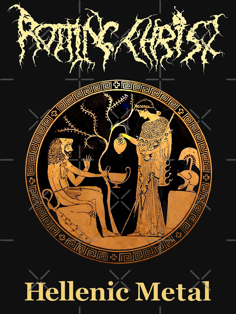 Rotting Christ Hellenic Metal High Resolution Greek Black Metal Shirt
