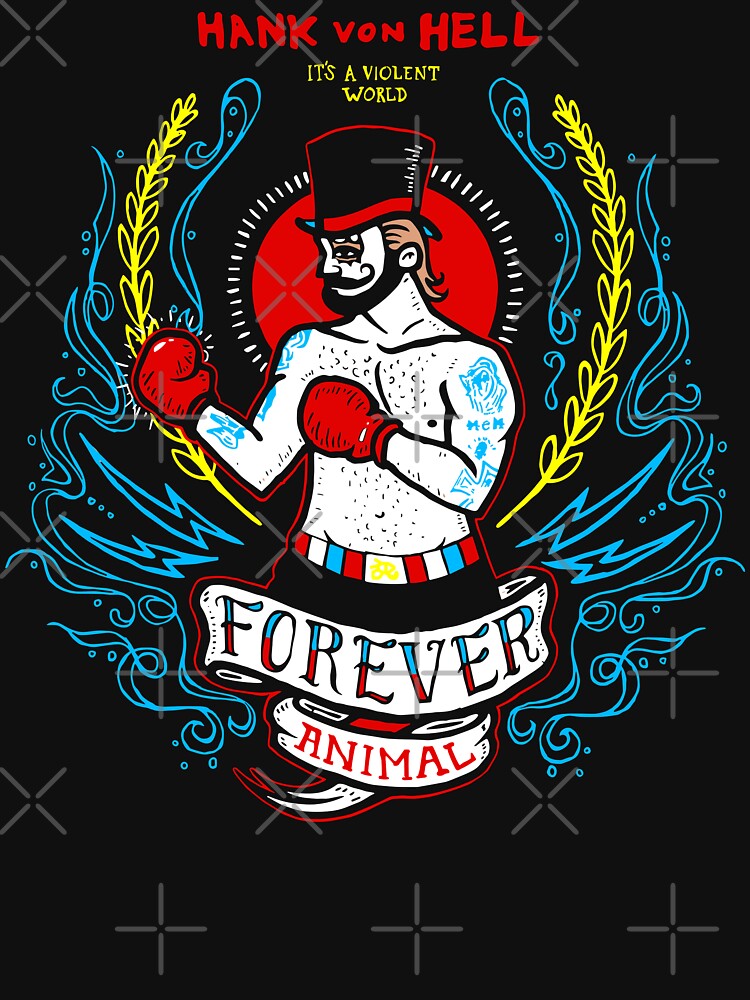 HANK VON HELL FOREVER ANIMAL TURBONEGRO Shirt
