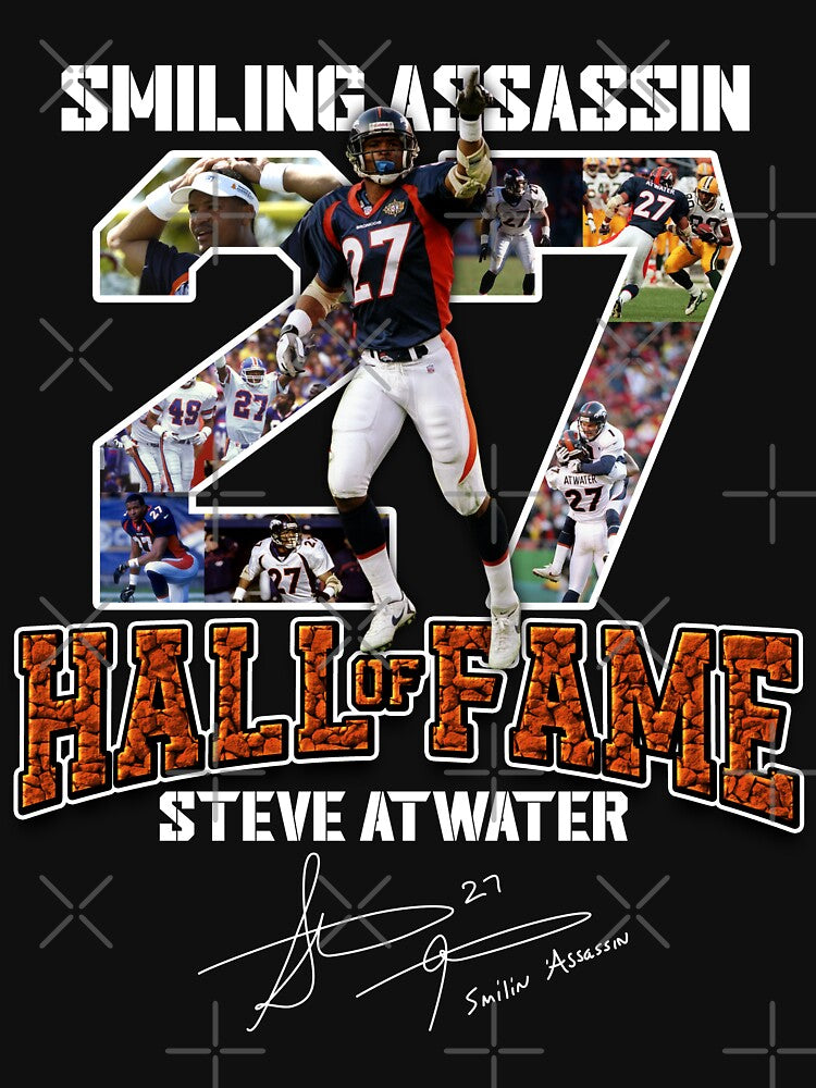 Steve Atwater Football Signature Vintage Retro 80s 90s Bootleg Rap Shirt
