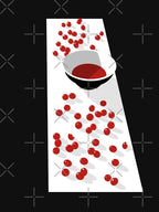 McCartney I Cherries On Dark Background Shirt