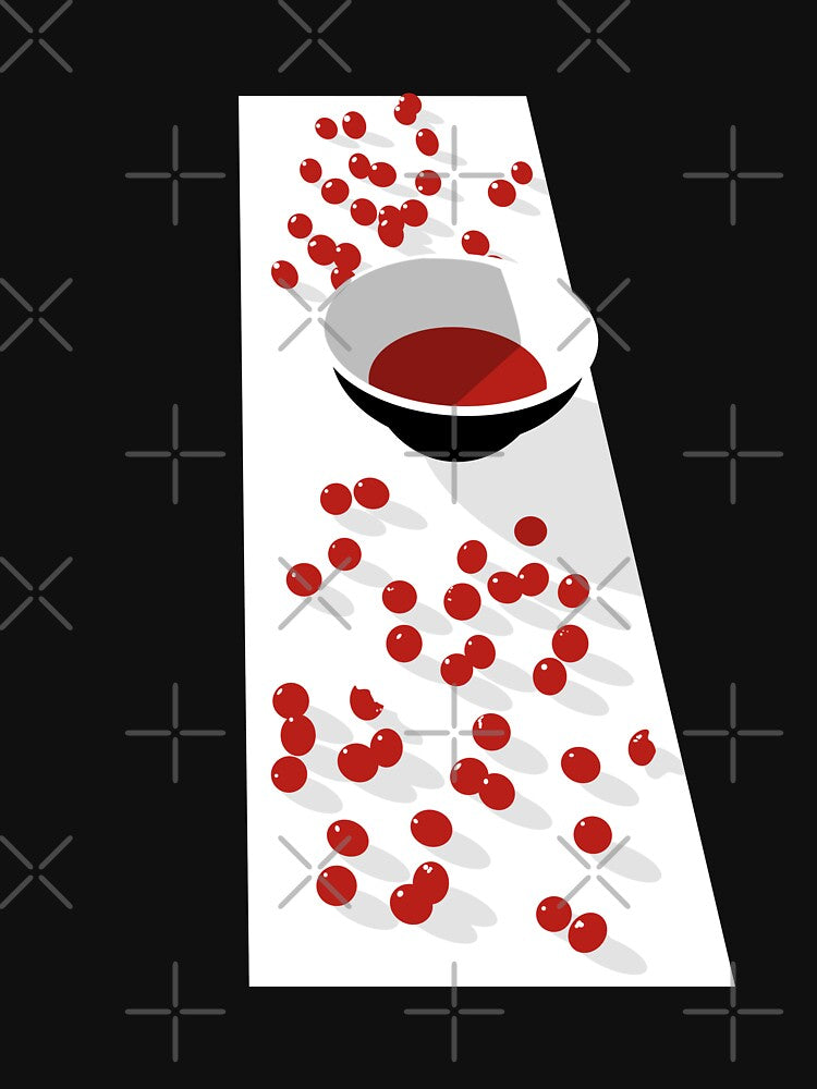 McCartney I Cherries On Dark Background Shirt