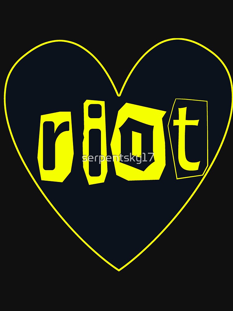 Gold Riot Heart Shirt