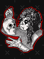 Alice Cooper Skull Line Art Shirt