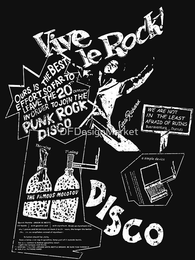 Vive Le Rock Sid Vicious 1977 Authentic Sex Pistols Shirt