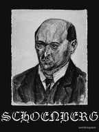 Arnold Schoenberg Black Metal Style Logo Shirt