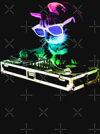 HOUSE CAT Rainbow DJ Kitty Shirt
