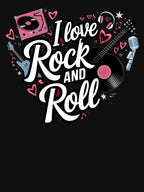 I Love Rock And Roll Music Love Shirt