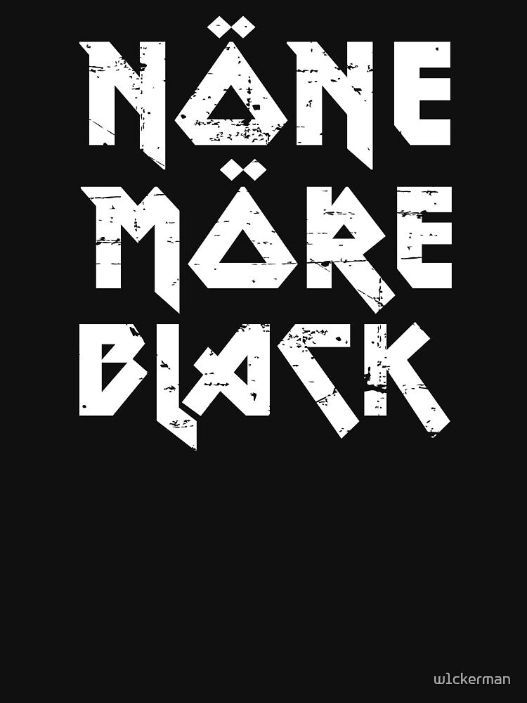 None More Black Shirt