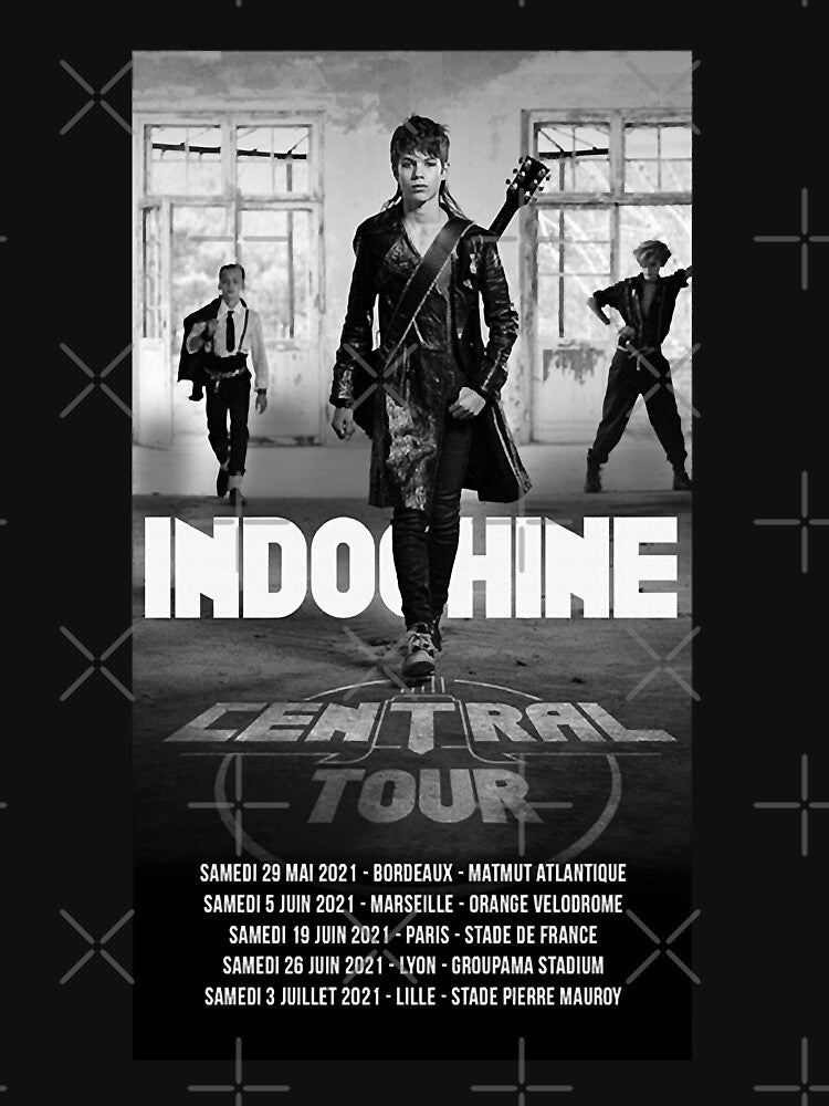 Most Searched Indochine Central Tour Black Shirt