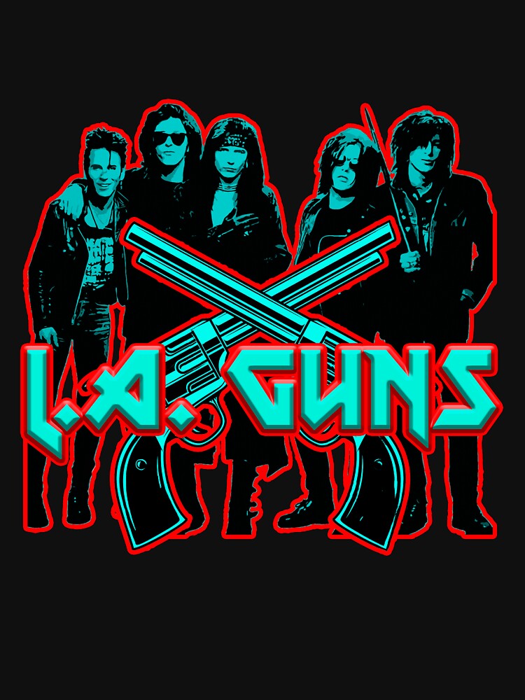 LA 80s Glam Metal Guns Shirt