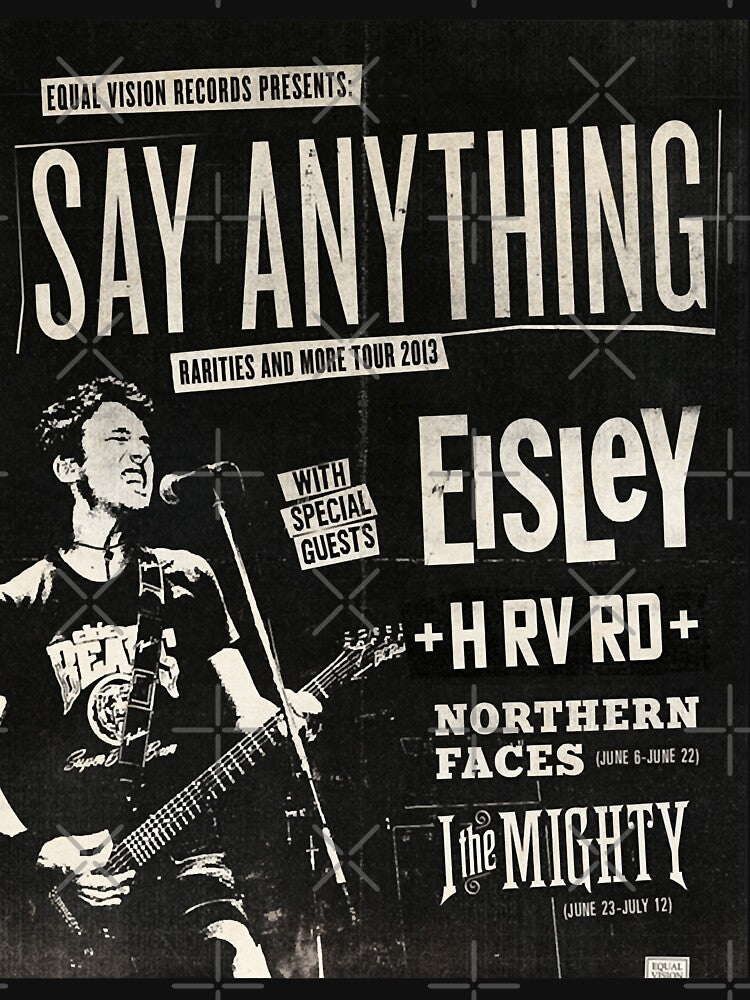 Say Anything Early Rarities Tour Shirt
