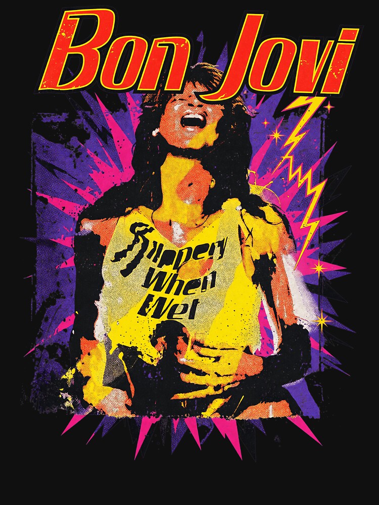 Bon Jovi Slippery When Wet Shirt