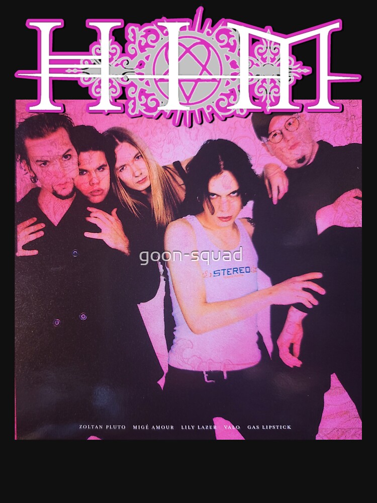 HIM Pink Ville Valo Band Edit Shirt
