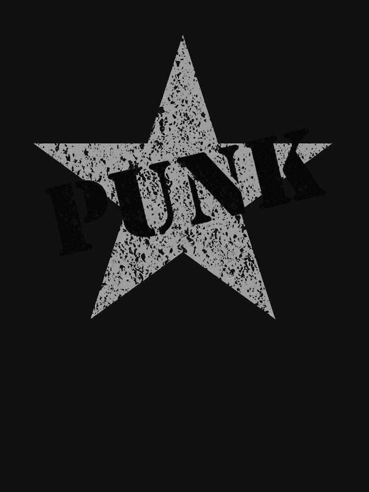 Punk Distressed Star Grunge Design Shirt