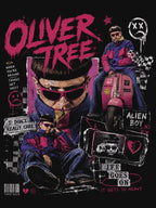 Oliver Tree Scooter Collage Graphic Design Shirt