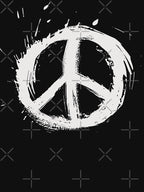 Peace Sign Grunge Hippie Graffiti Symbol Shirt