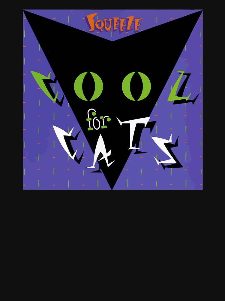 Squeeze Cool For Cats Cool Cats Purple Green Shirt