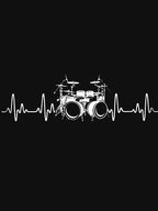 Drums Heartbeat For Drummers Percussionists Shirt