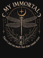 My Immortal Dragonfly Gothic Dragonfly Witchy Nature Shirt