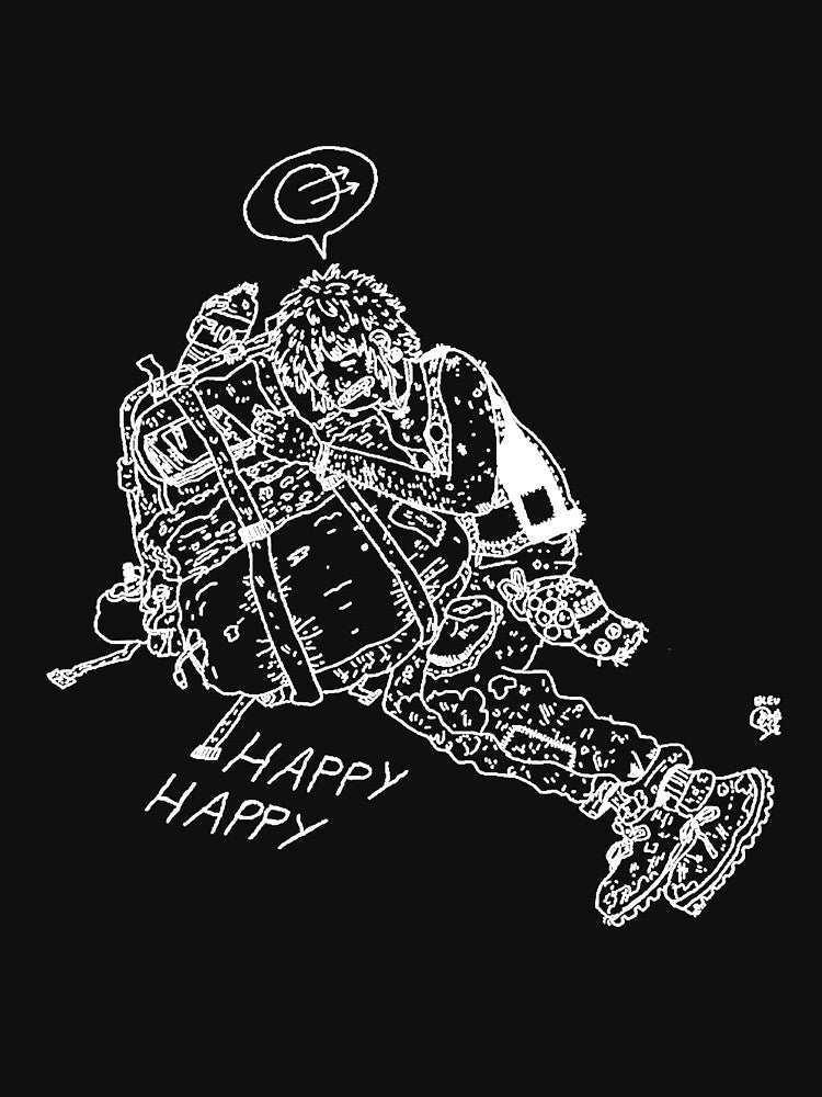 HappyHappy Self Titled White Shirt