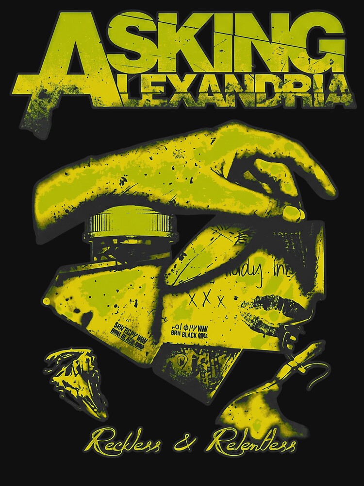 Heavy Metalcore Screamo Underground Distressed Band Logo Shirt
