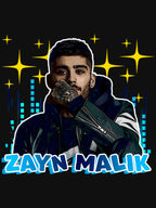 Zayn Malik R&B Pop Singer Moody Vintage Shirt