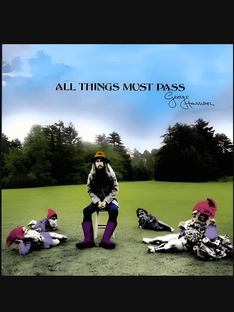 All Things Must Pass Album Picture With Three Boys Shirt